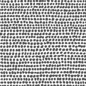 Dots Black and White Removable Wallpaper Sample