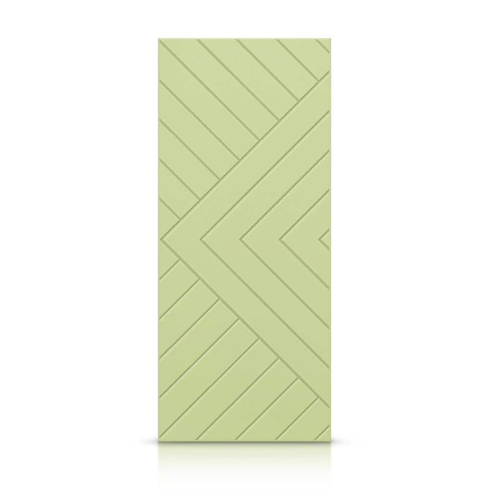 36 in. x 84 in. Hollow Core Sage Green Painted Composite MDF Interior Door Slab price history on PriceWatchPro