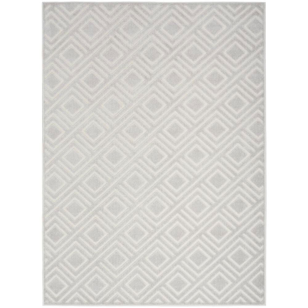 Casual Light Grey 7 ft. x 9 ft. Checker Contemporary Area Rug price history on PriceWatchPro
