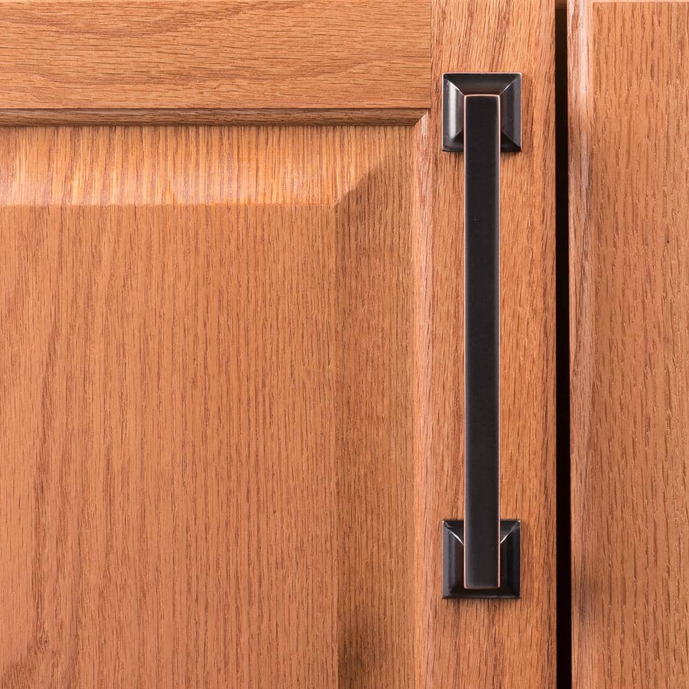 Oil-Rubbed Bronze Modern Cabinet Handle with Mounting Hardware