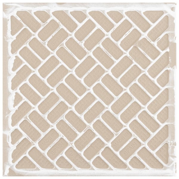 Merola Tile Cassis Arte Blue 9-3/4 in. x 9-3/4 in. Porcelain Floor