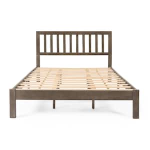 Norgate Grey Wood Queen Bed Frame
