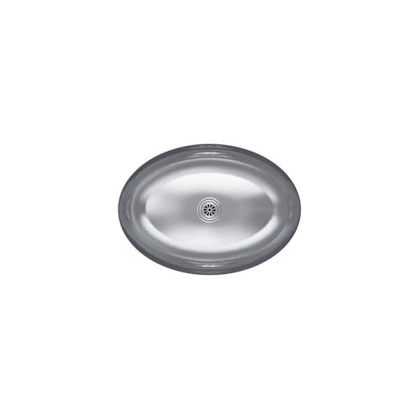 Kohler K-2602-SBV - Rhythm Oval Undermount Bathroom Sink
