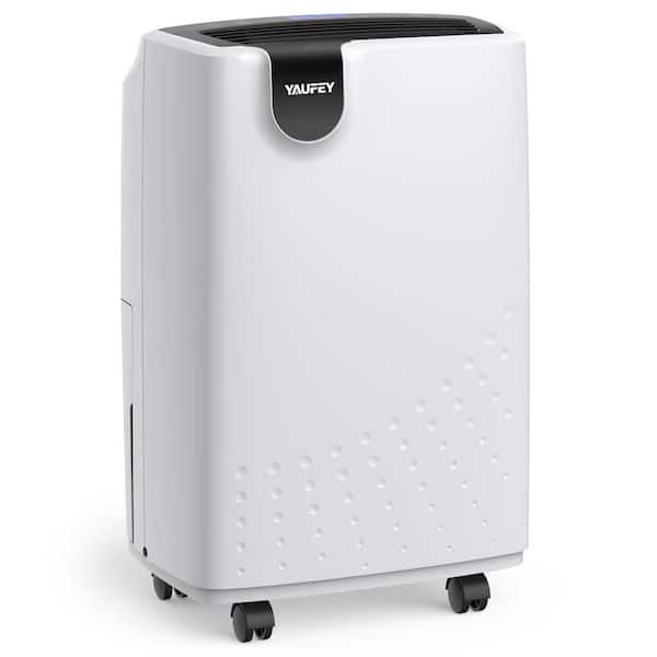 Yaufey 32.7 Pint Low Noise Home Dehumidifier For 2,500 Sq. Ft. Rooms And Basements With Water Tank