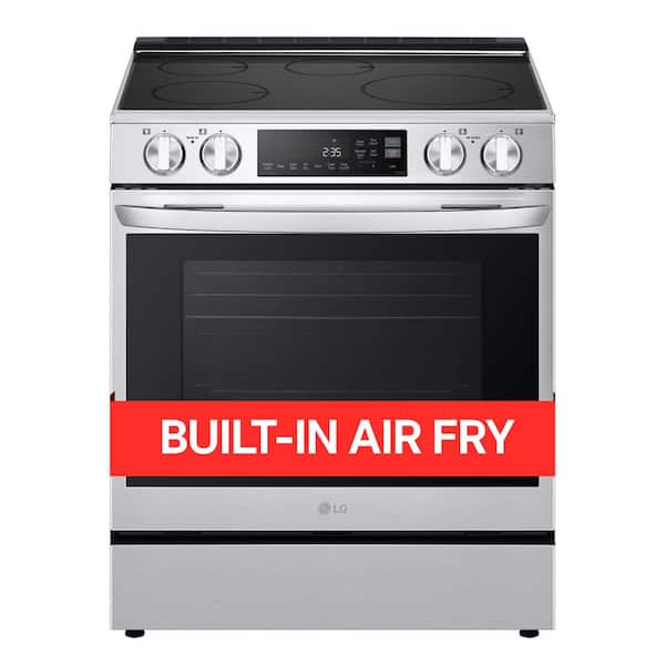 LG 6.3 cu. ft. Smart Induction Slide In Range with ProBake Convection Air Fry in PrintProof Stainless Steel LSIL6334FE The Home Depot