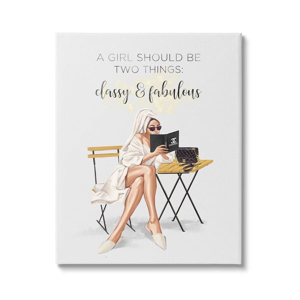 Buy Fashion Designer Quote Classy and Fabulous Decorative Book Set