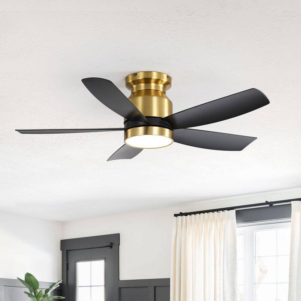 42 in. Glod Indoor/Outdoor Ceiling Fan with Dimmable 3-Color LED Lights and 6-Speed DC Remote price history on PriceWatchPro