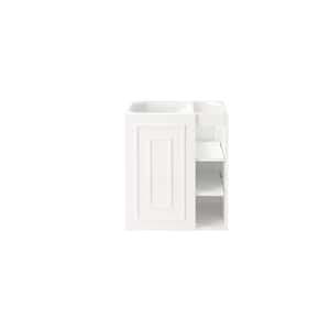 Alicante' 23.6 in W x 18.3 in D x 27.4 in H Bath Vanity Cabinet without Top in Glossy White