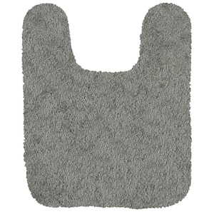 Acclaim Pewter 20 in. x 24 in. Nylon Machine Washable Bath Mat