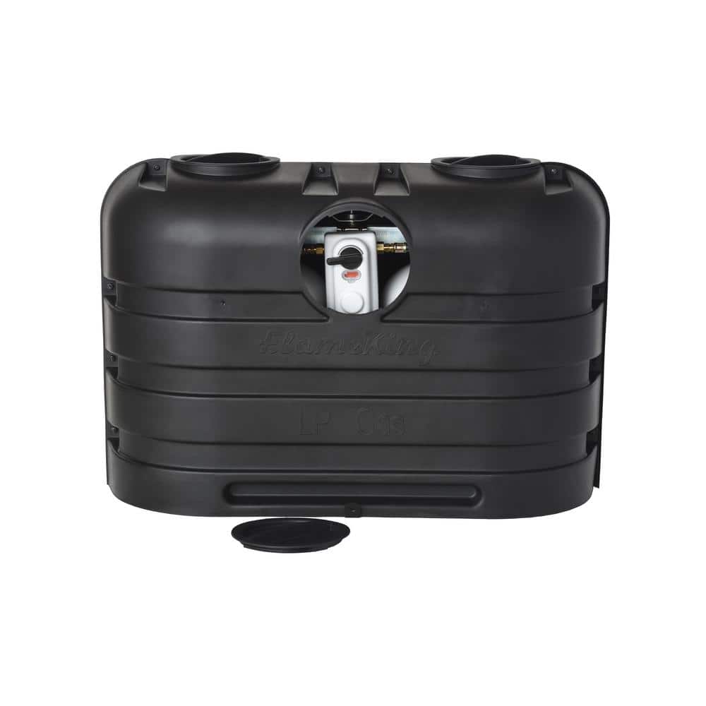Black Heavy Duty Dual Propane Tank Cover for RV