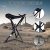 Tidoin Black Folding Camping Stool, Portable Collapsible Camp Stool, Foot  Rest Chair DHS-YDW1-208 - The Home Depot