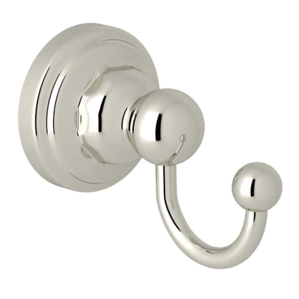 Single Robe Hook In Polished Nickel