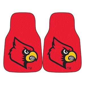 University of Louisville 18 in. x 27 in. 2-Piece Carpeted Car Mat Set