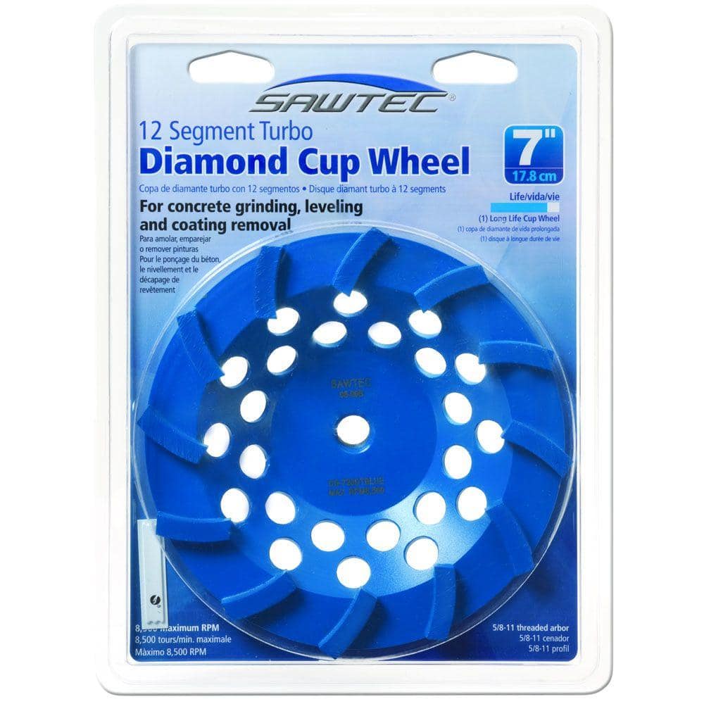7 in. Cup Wheel Long Life 167752 The Home Depot