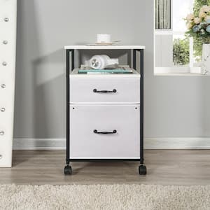 Rolling Fabric Cabinet - Stylish and Versatile Storage Cart with Drawers : Ideal for Home, Office, and Bedroom