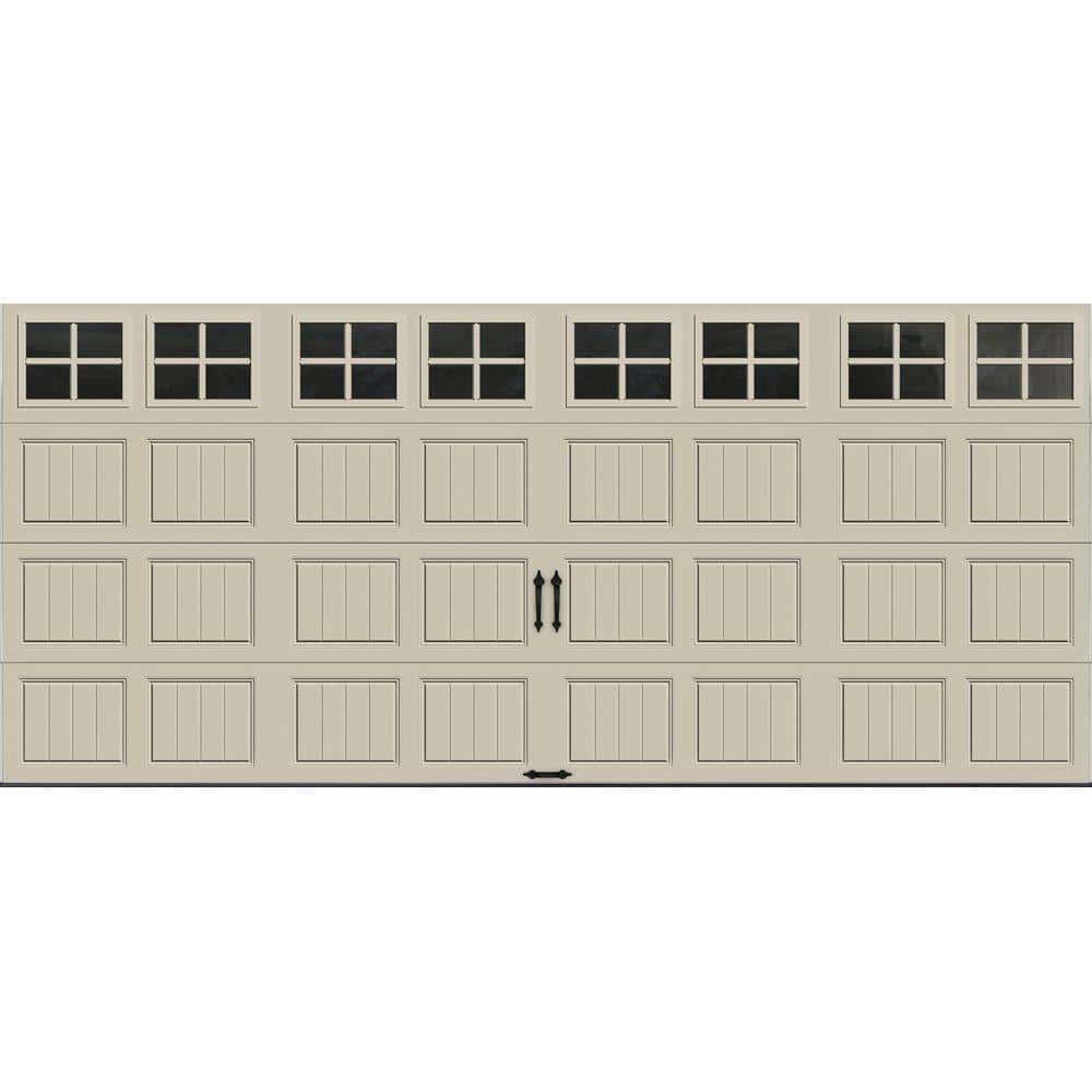 Gallery Steel Short Panel 16 ft x 7 ft Insulated 6.5 R-Value Desert Tan Gar