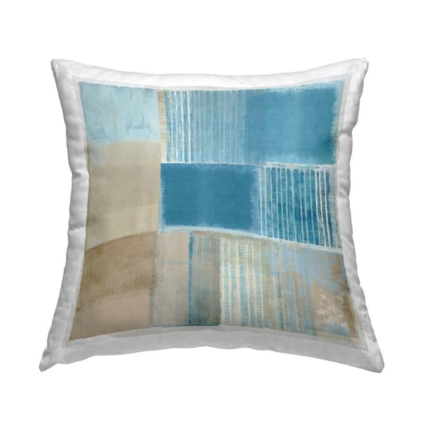 18 X 18 Yellow Gray And White Geometric Zippered Polyester Throw Pillow Cover 18 X 18 Yellow Gray And White Geometric Zippered Polyester Throw Pillow Cover