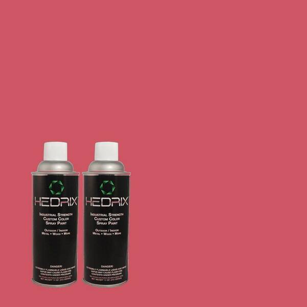 Hedrix 11 oz. Match of 120B-7 Tropical Smoothie Semi-Gloss Custom Spray Paint (2-Pack)