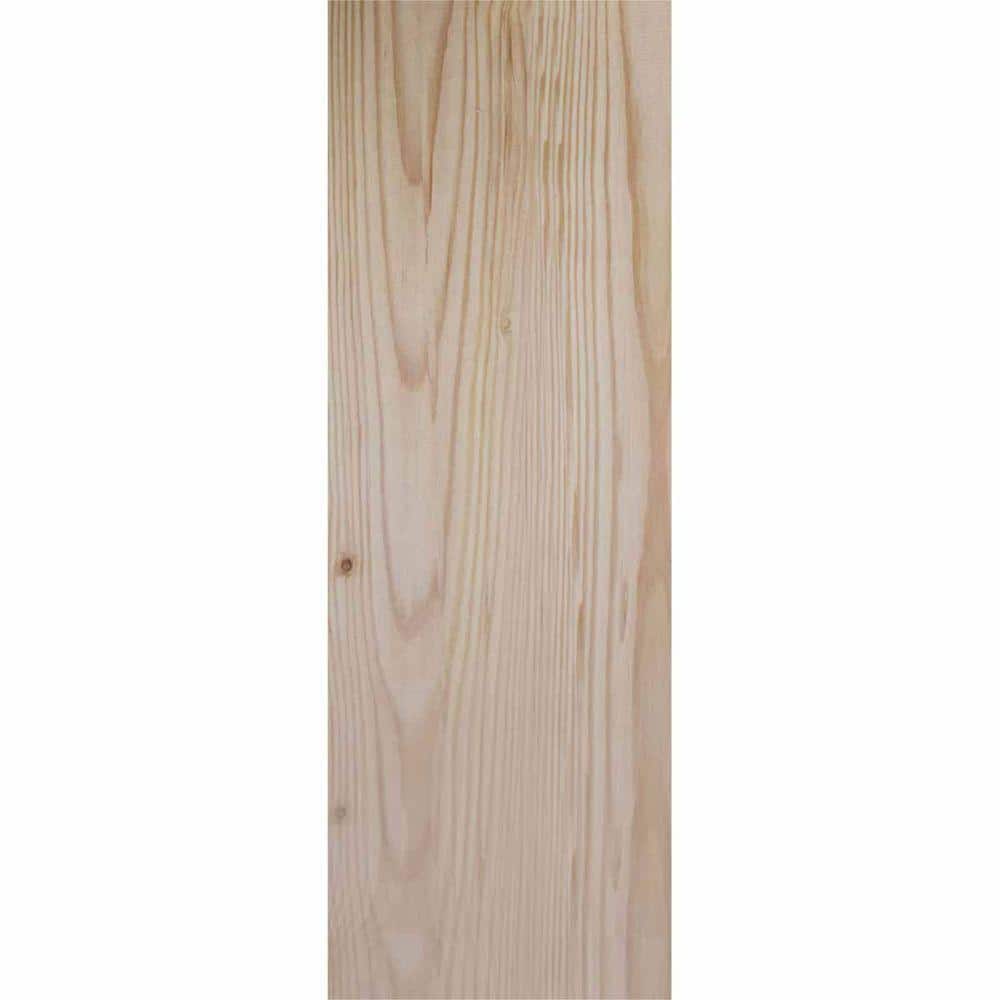 Douglas Fir Smooth Rustic Corbel with Backplate, 16" Height