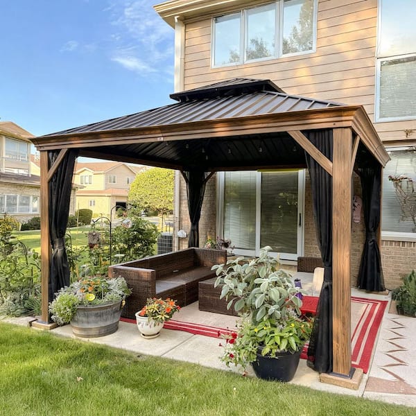 PURPLE LEAF - 10x12 - Gazebos - The Home Depot