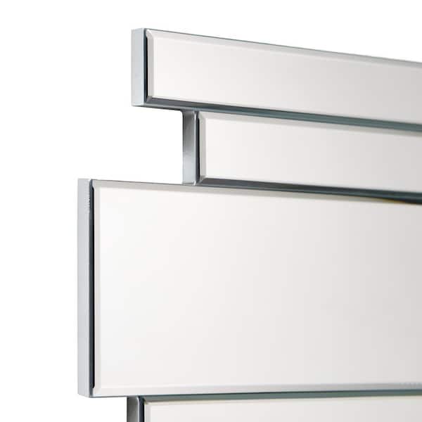 Empire Art Direct 24 in. W. x 48 in. H Rectangular Silver