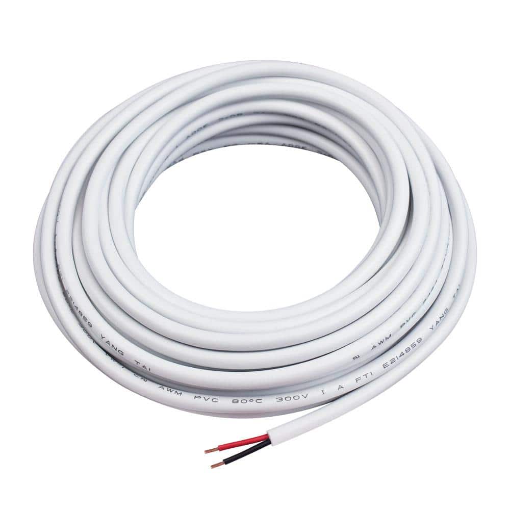 Armacost 26 ft White Copper In-Wall Cable