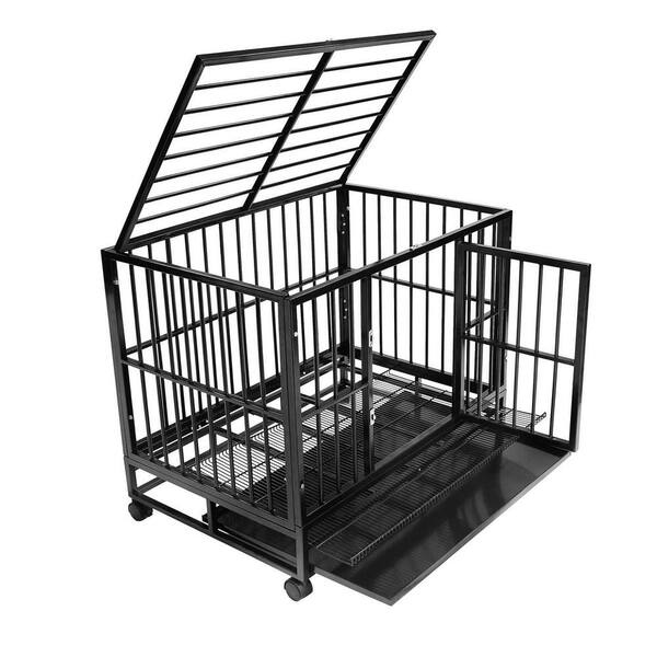 heavy duty metal dog cage