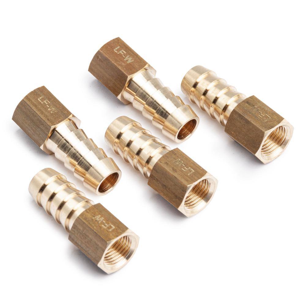 3/8 in. ID Hose Barb x 1/8 in. FIP Lead Free Brass Adapter Fitting (5-Pack) price history on PriceWatchPro