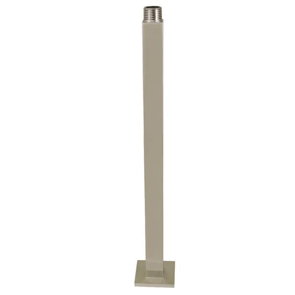 12 in. Shower Arm with Flange in Brushed Nickel
