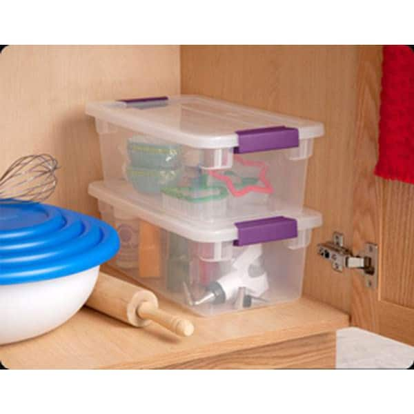 Sterilite Latch 128 qt Plastic Storage Tote & Reviews