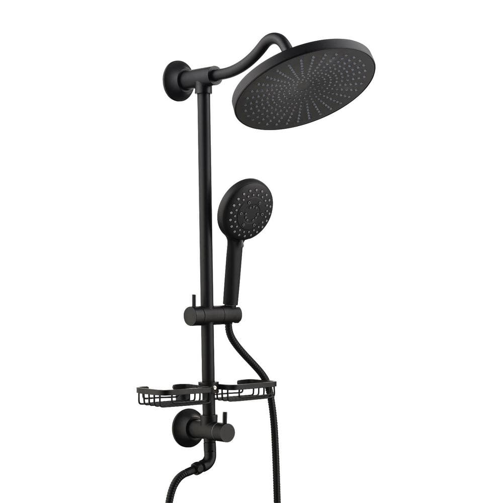 BTCSTAR Spc SingleHandle 4Spray 10 in. Round Shower Faucet with