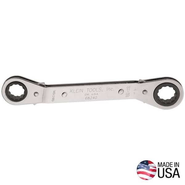 5/8 in. x 11/16 in. Fully Reversible Ratcheting Offset Box Wrench