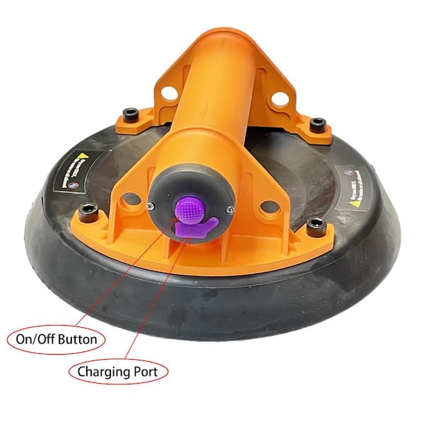 Suction Cup 500LB 8in Battery Electric (98-106): Suction Cups