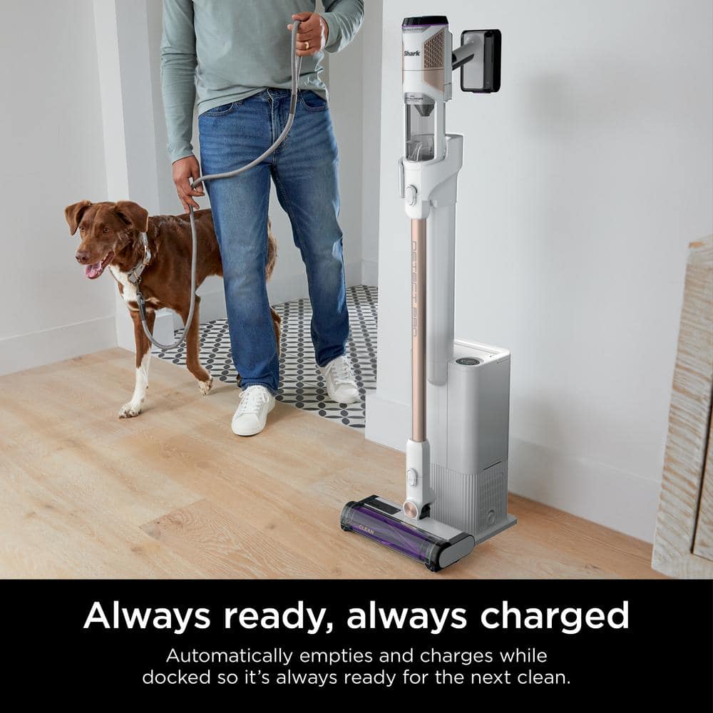 Shark White Cordless Stick Vacuum with HEPA Filter for Pets