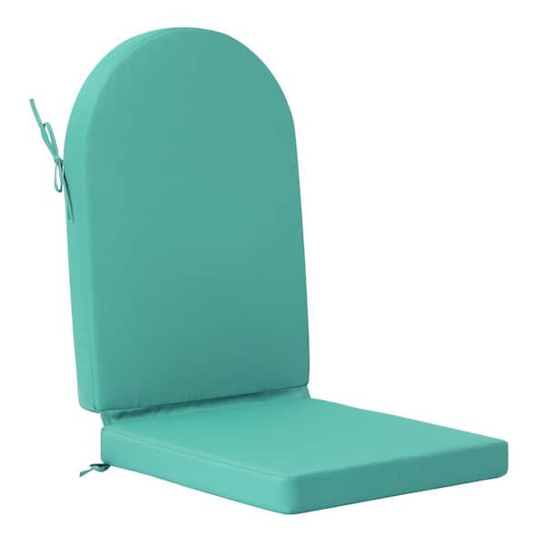 WESTIN OUTDOOR Addison 1 Piece 20.3 in. x 47 in. Beige Outdoor Patio Adirondack Chair Seat Pillow Cushion in Turquoise