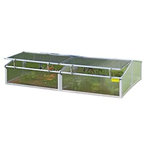 Jumbo 79 in. W x 39 in. D x 16 in. H Cold Frame Greenhouse 200