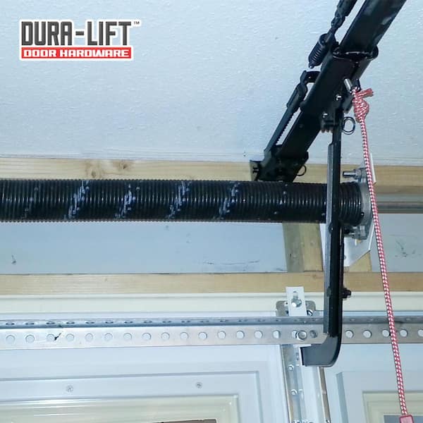 DURA-LIFT 0.218-in x 2-in Left and Right Wound 2-Pack White Steel Garage Door Torsion Spring DURA-LIFT 0.218-in x 2-in Left and Right Wound 2-Pack White Steel Garage Door Torsion Spring