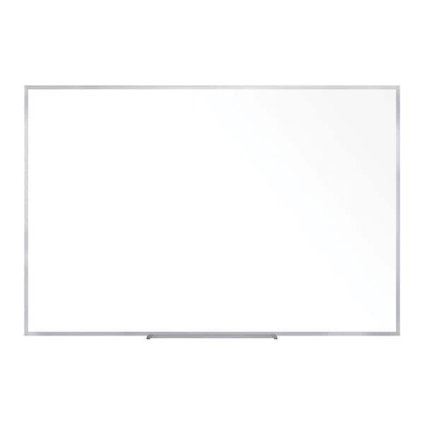 ghent M2 48 in. x 60 in. Non-Magnetic Porcelain Whiteboard with Aluminum Frame, 1-Pack