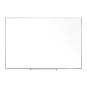 M2 48 in. x 60 in. Non-Magnetic Porcelain Whiteboard with Aluminum Frame, 1-Pack
