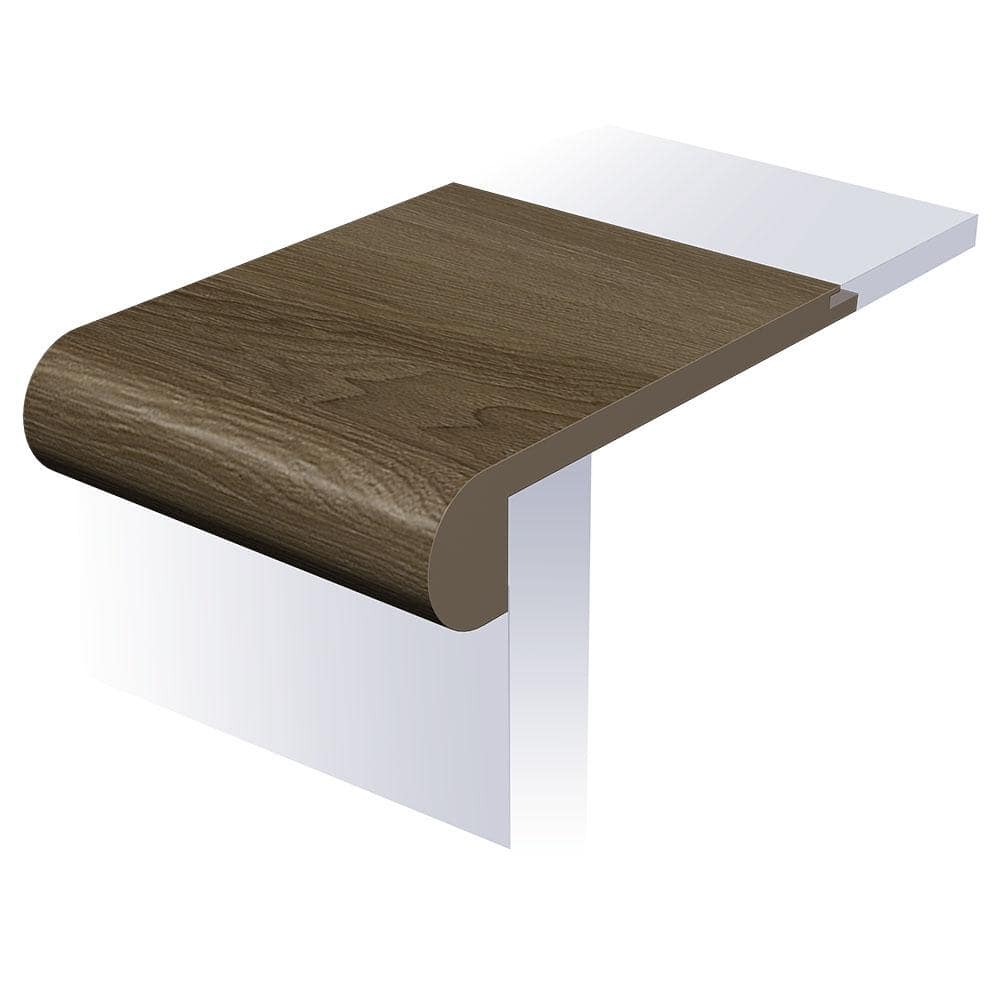 Alluring Madison 1 in. T x 4-1/2 in. W x 94 in. L Waterproof Flush Stair Nose Moulding price history on PriceWatchPro