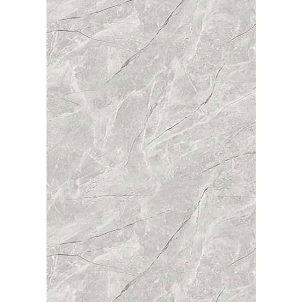 Falkirk Irvine II, 1/8 in. x 2 ft. x 4 ft. Brown Glossy PVC Decorative Wall Paneling, Faux Marble, 4-Pack