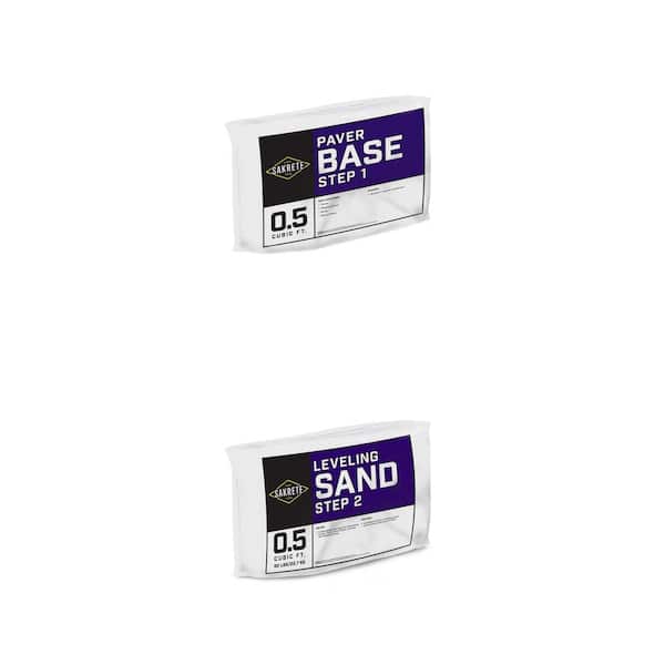 0.  5 cu. ft. Patio Paver Base and 0.5 cu. ft. Paver Leveling Sand Combo