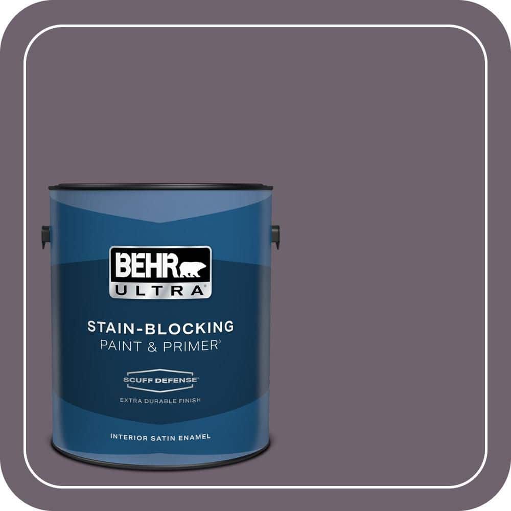 1 gal. #670F-6 Vintage Grape Extra Durable Satin Enamel Interior Paint & Primer product image for price tracking