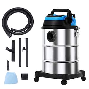 10 Amp 5 Gal. Portable HEPA Wet/Dry Shop Vacuum and Blower with Filter, Hose and Accessories Leaf Collecting Tool