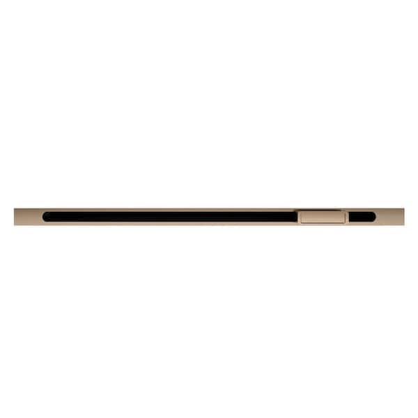 Linear 16 in. W. Steamhead with AromaTherapy Reservoir in Polished Gold