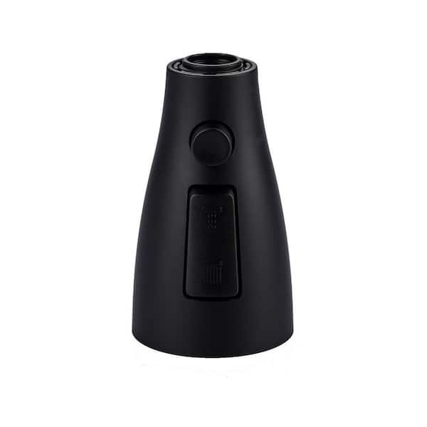 VEVETTA 3 Functions Sprayed Pull Down Kitchen Faucet Spray Replacement with Adapters in Matte Black
