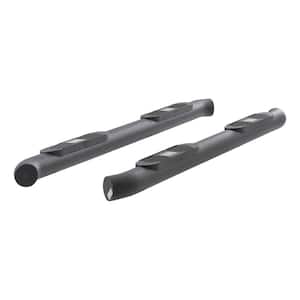 Big Step 4-Inch Round Black Aluminum Nerf Bars, Select Toyota Tundra