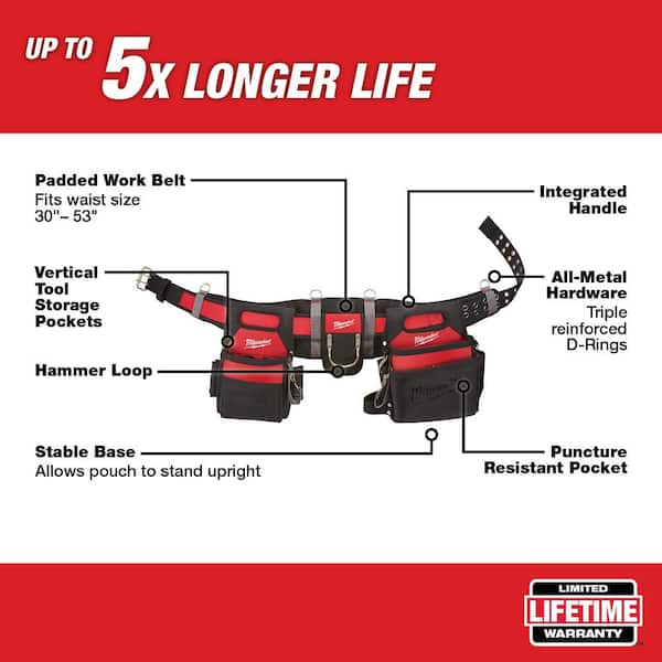 Adjustable Electricians Work Waist Tool Belt