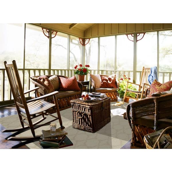 Sparta Tan 8 ft. x 10 ft. Area Rug