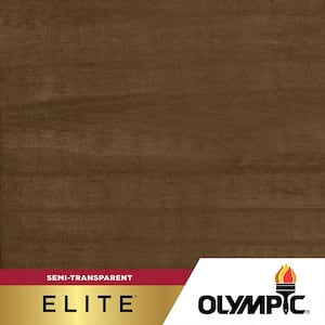Elite 1-gal. EST725 Dark Oak Semi-Transparent Exterior Stain and Sealant in One